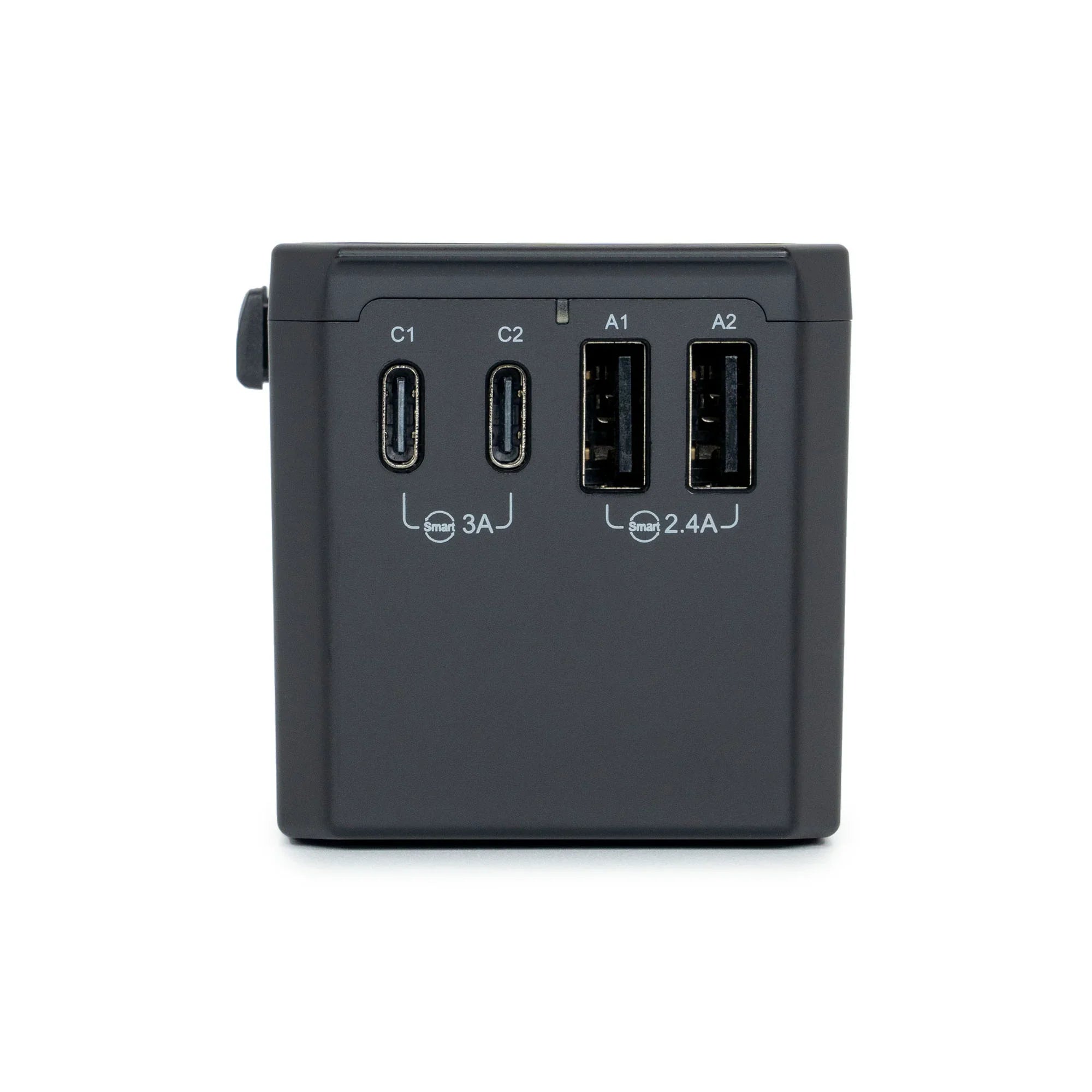 Torrii Bolt 70W GaN Universal Travel Adapter IV - Black - Tashqila Torrii Bolt 70W GaN Universal Travel Adapter IV - Black - Tashqila